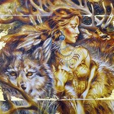 Схема вышивки «Серия "Она"»