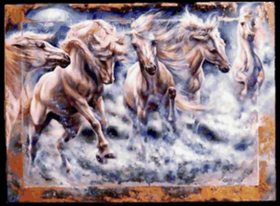 Серия "Кони" - кони, лошади, животные - предпросмотр