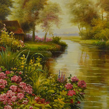 Схема вышивки «тихая заводь»