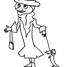 Схема вышивки «шапокляк»