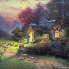 Схема вышивки «в лесу»