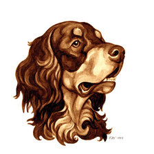 Схема вышивки «собака»