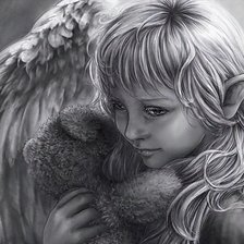 Схема вышивки «девочка эльф»