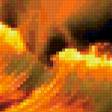 Предпросмотр схемы вышивки «Огненно-золотая волна» (№428671)