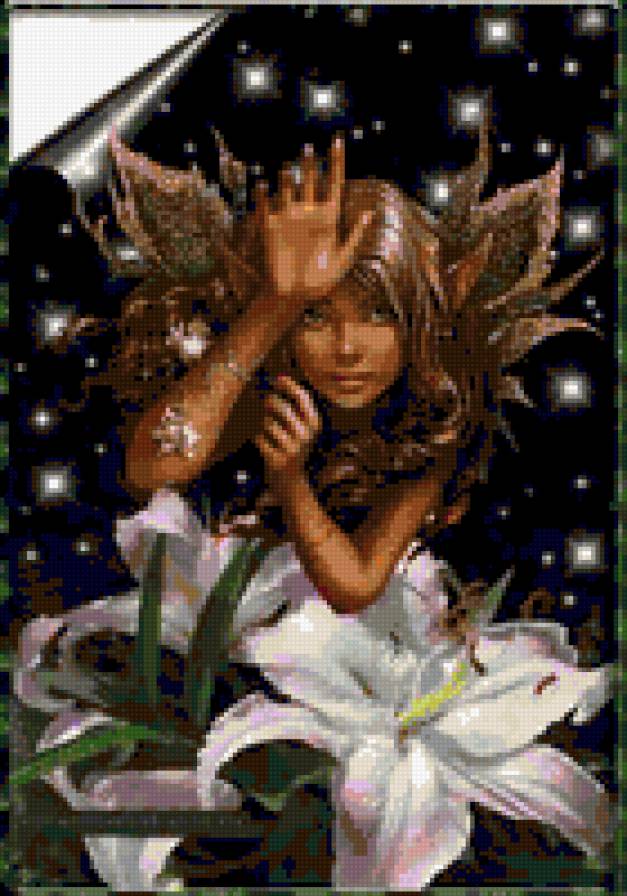 эльфиечка - эльфийка, девушка, фэнтези - предпросмотр