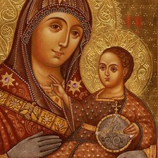 Схема вышивки «Вифлеемская БожьяМатерь»