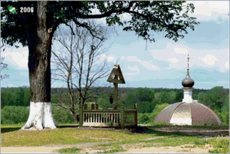 Киржач, монастырь - пейзаж - предпросмотр