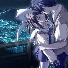 Схема вышивки «в предвкушении поцелуя»