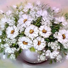 Схема вышивки «букет цветов»