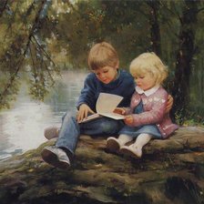 Схема вышивки «дети»