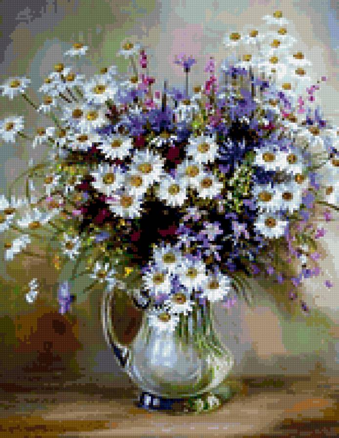 букет с ромашками - букет, ромашки - предпросмотр