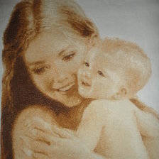 Схема вышивки «Мать и дитя»