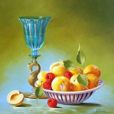 Схема вышивки «Абрикосы»