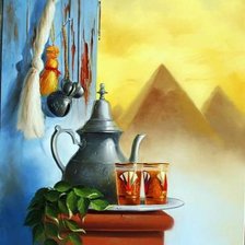 Схема вышивки «Пирамиды»