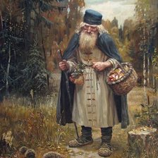 Схема вышивки «Грибник»