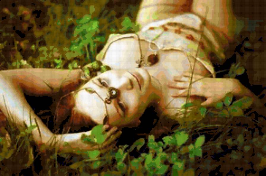 лесная ведьма - лес, женщина - предпросмотр