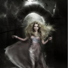 Схема вышивки «в тумане»