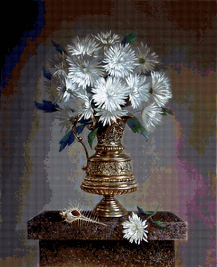 Серия "Букет" - букет, астры, цветы - предпросмотр