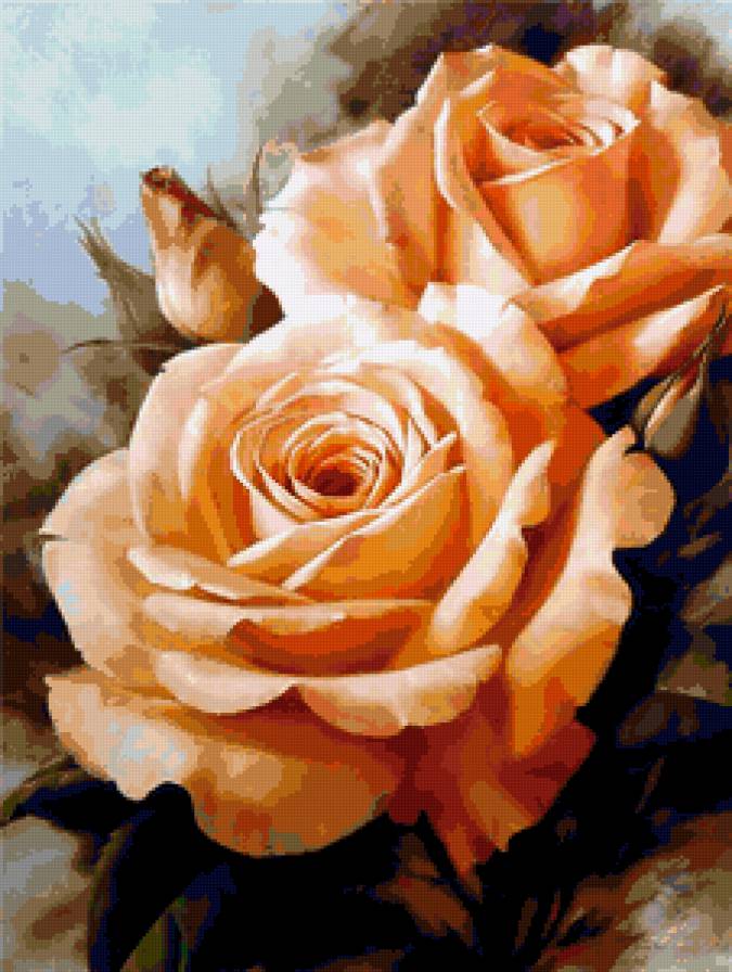 Серия "Букет" - розы, букет, цветы - предпросмотр