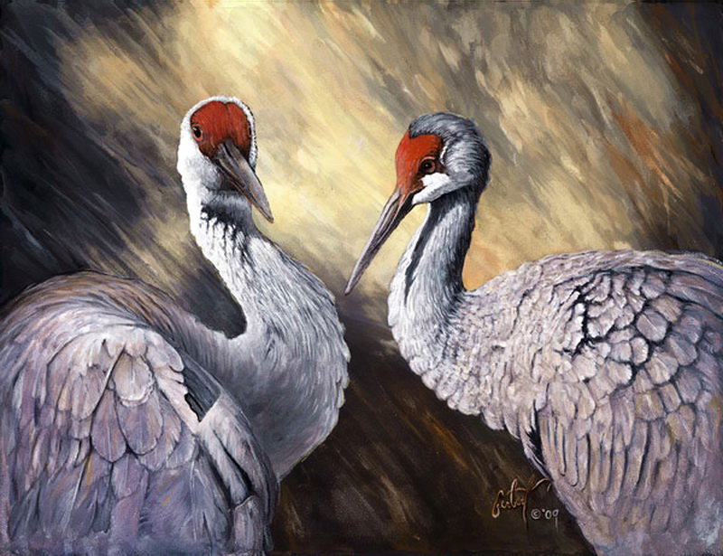 Журавли - оригинал