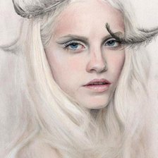 Схема вышивки «ангел»