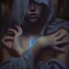 Схема вышивки «ведьма»