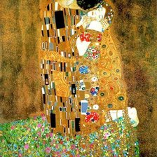 Схема вышивки «Климт Поцелуй KISS»