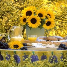 Схема вышивки «завтрак»