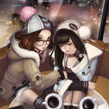 Схема вышивки «подружки»