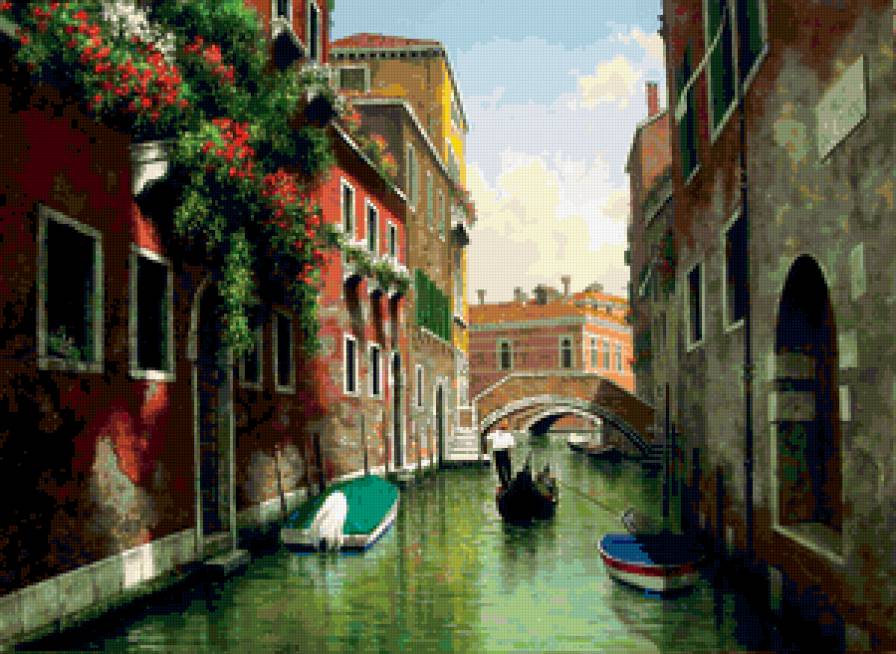 Венеция - город, канал - предпросмотр