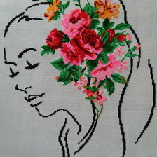 Схема вышивки «OHA»