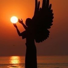 Схема вышивки «Солнце в руках»