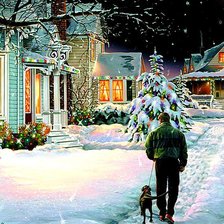 Схема вышивки «Вечер»