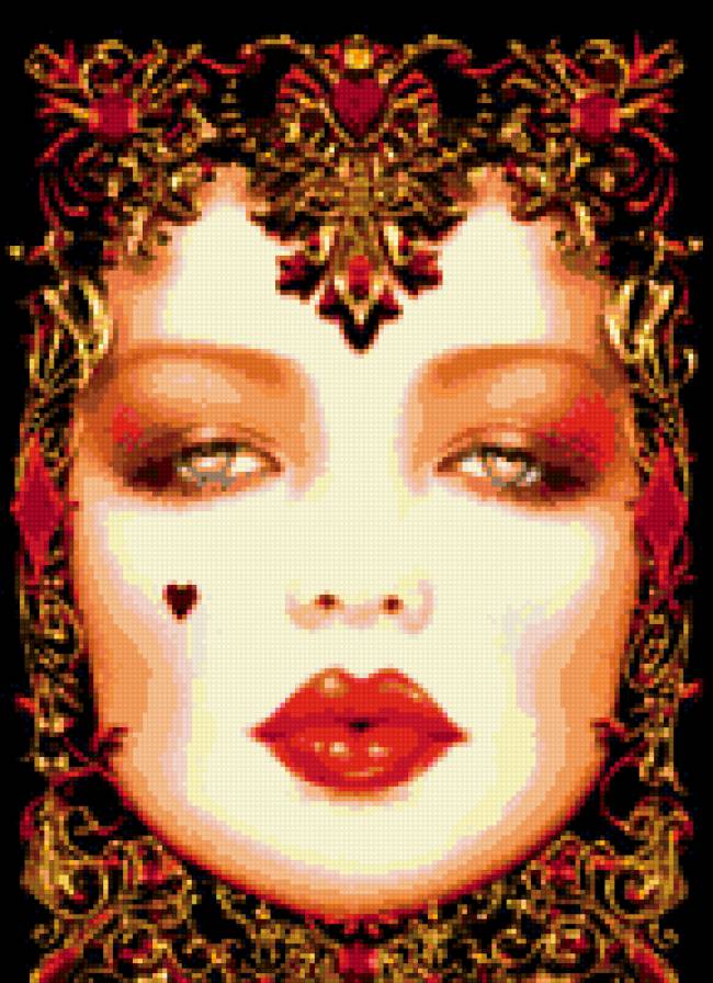 №429889 - девушка., лица - предпросмотр