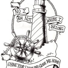 Схема вышивки «маяк»