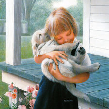 Схема вышивки «детская любовь»