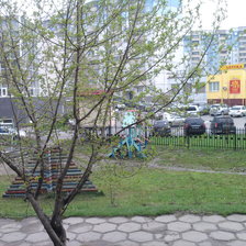 Схема вышивки «Весна в нашем городе»