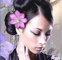 Схема вышивки «Гейша»