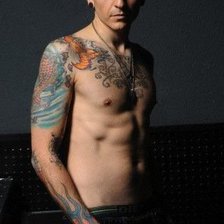 Схема вышивки «Chester Bennington»