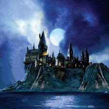 Схема вышивки «Хогвартс»