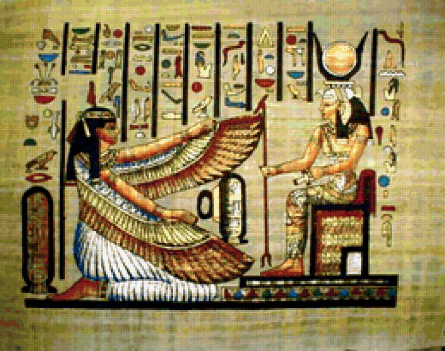 Египетские мотивы - изида, египет - предпросмотр