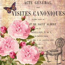 Схема вышивки «винтажные розы»