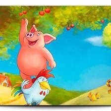 Схема вышивки «свинка»