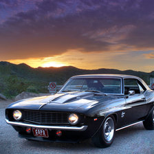 Схема вышивки «Камаро»