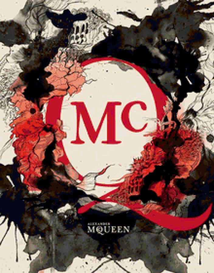 Alexander McQueen - мода, абстракция, узоры - предпросмотр