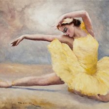 Схема вышивки «Балерина»