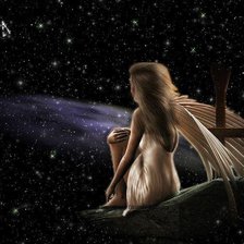 Схема вышивки «Ангел-хранитель»