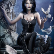 Схема вышивки «Во тьме»