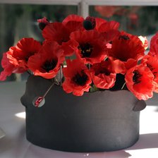 Схема вышивки «маки»