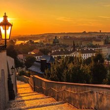 Схема вышивки «город спит»